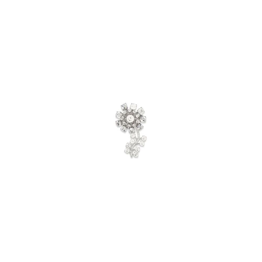 Self-Portrait Women Crystal Flower Brooch